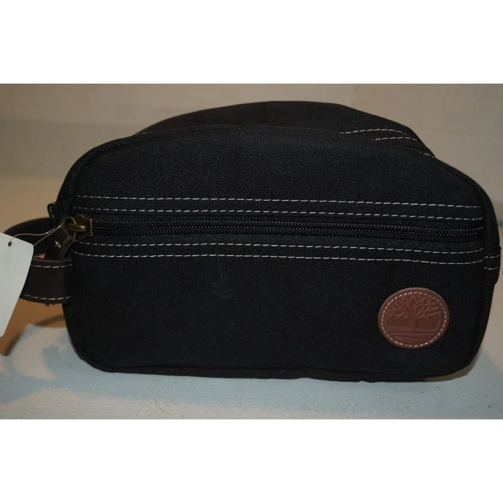 Timberland Men's Core Canvas Travel Kit Bag Polyester Black